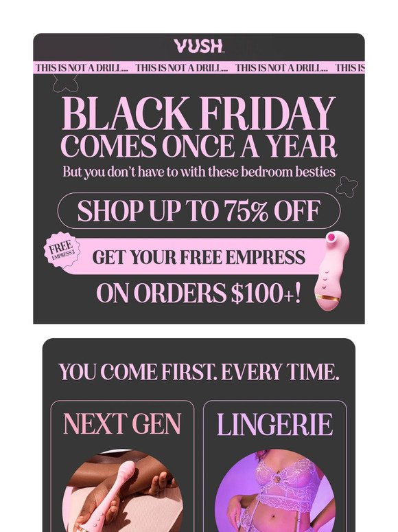 Black Friday comes once a year…
