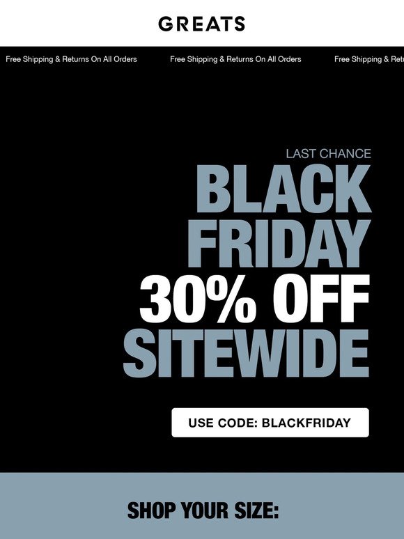 The Black Friday Sale Is Ending