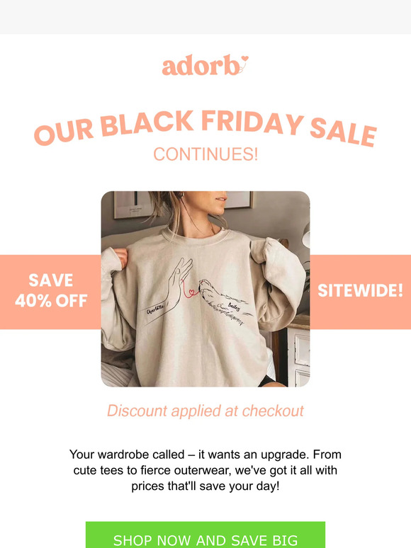 Brace yourself for round 2 of our Black Friday deals!