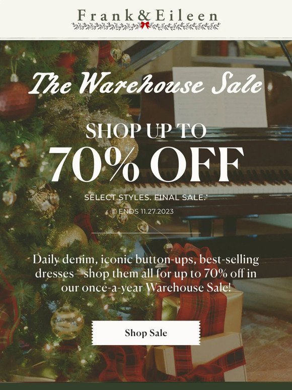 SALE: wardrobe staples up to 70% off!