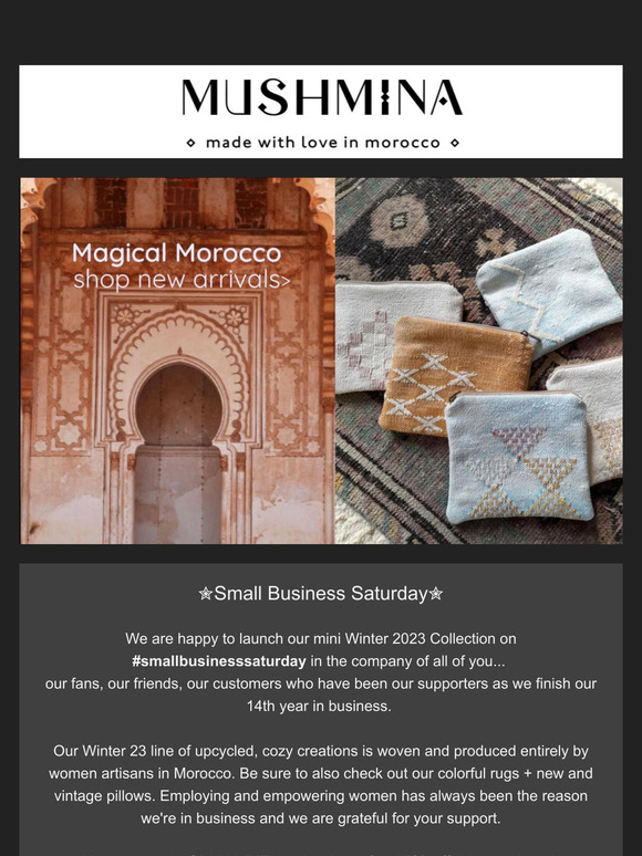 Small Business Saturday, Morocco style🫶