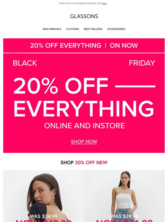 Glassons Email Newsletters: Shop Sales, Discounts, and Coupon Codes