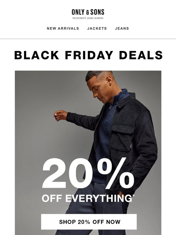 BLACK FRIDAY DEALS ARE STILL GOING STRONG ⚫ 20% OFF EVERYTHING