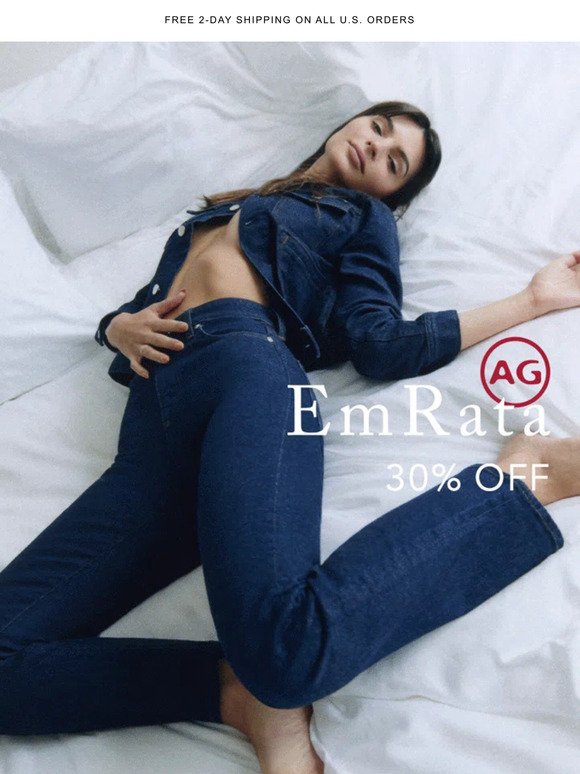 30% off EmRata x AG