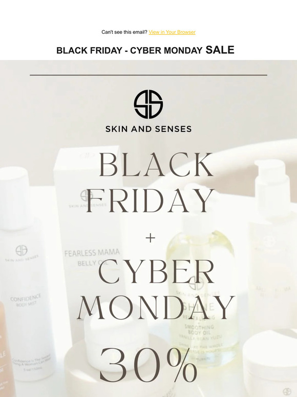 CYBER MONDAY -Black Friday SALE - 30% OFF