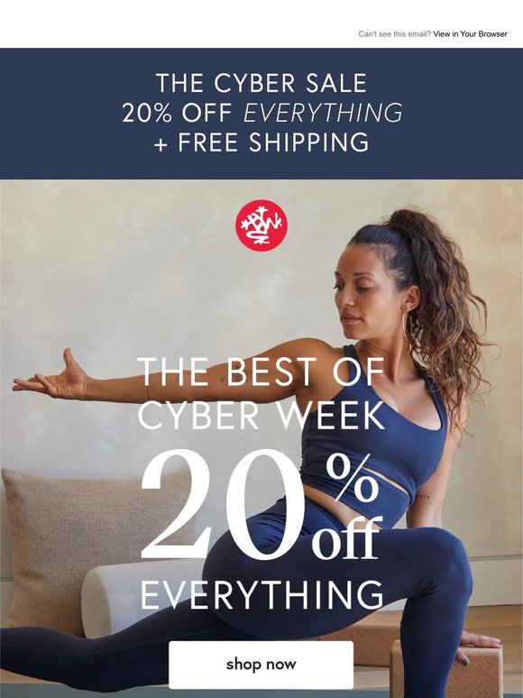 Have you shopped 20% off yet?