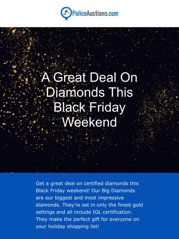 A Great Deal On Diamonds This Black Friday Weekend