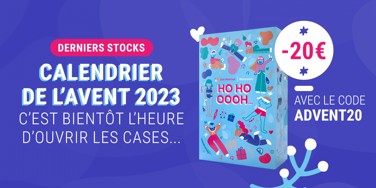 -20€ sur le Calendrier de l'Avent érotique de SexyAvenue, avec le code ADVENT20