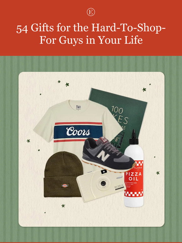 The Everygirl: 52 Gifts for the Hard-To-Shop-For Guys in Your Life | Milled