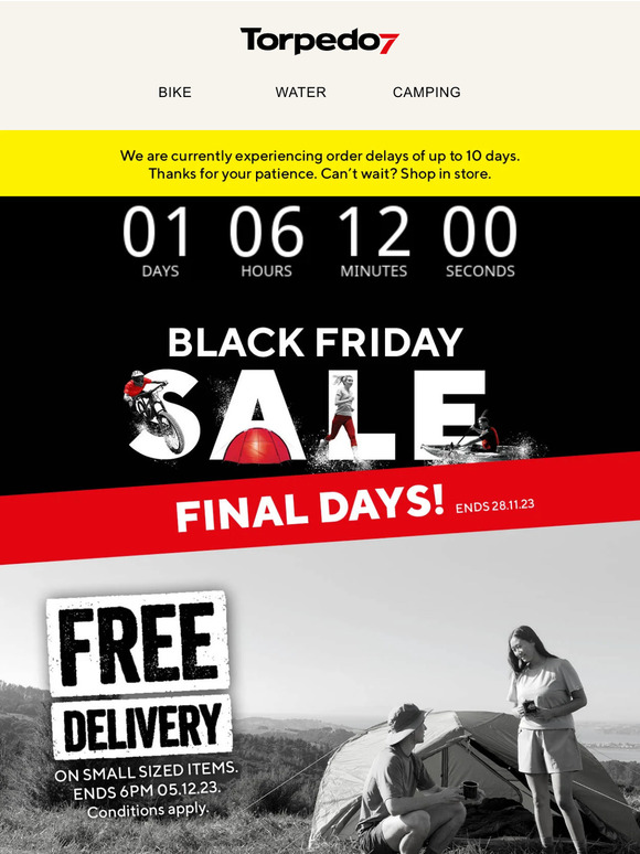 📣 Final Days to shop Black Friday SALE!