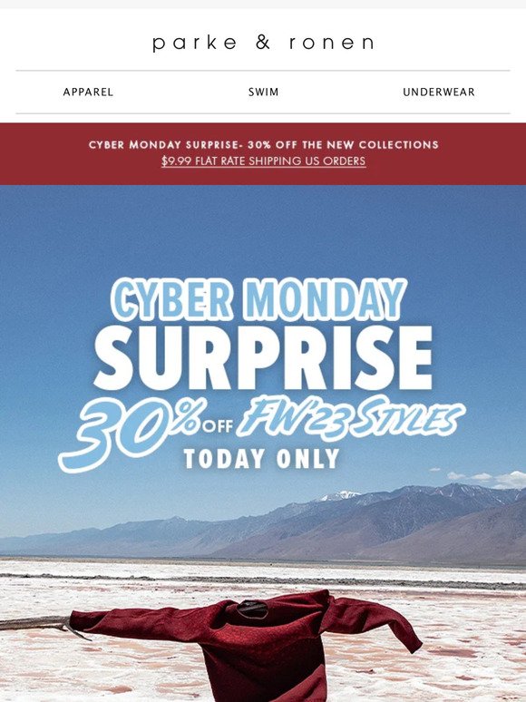 CYBER MONDAY SURPRISE JUST ANNOUNCED