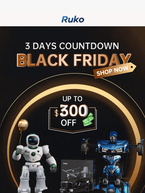 ⏰Only 3 Days Left for Our Black Friday Sale! Save Up to $300 Off🔥