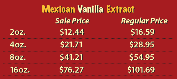 Mexican Vanilla Extract