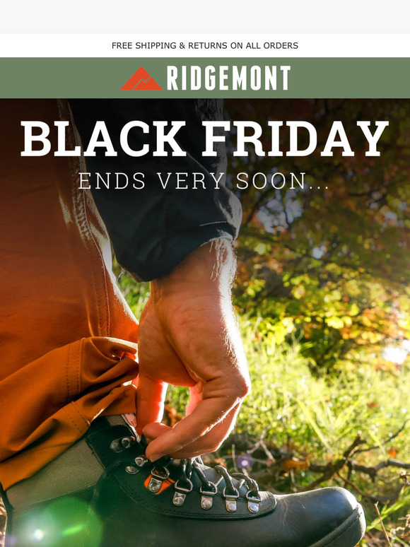 Black Friday’s Almost Over...