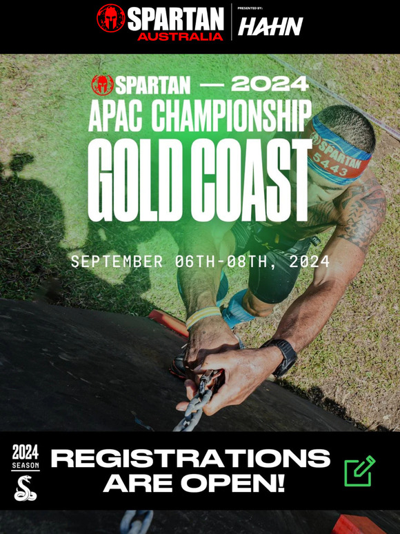 Spartan Race Conquer the Gold Coast Register Now for the APAC Spartan