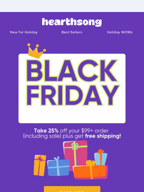 Black Friday Ends Tonight (11/26)! 🚨