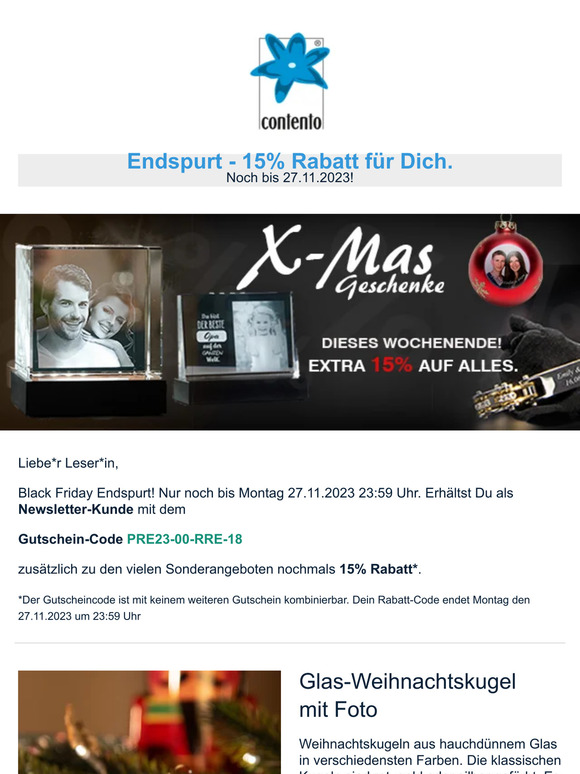 Nur noch bis Morgen 🎁Black Friday  Angebote sichern