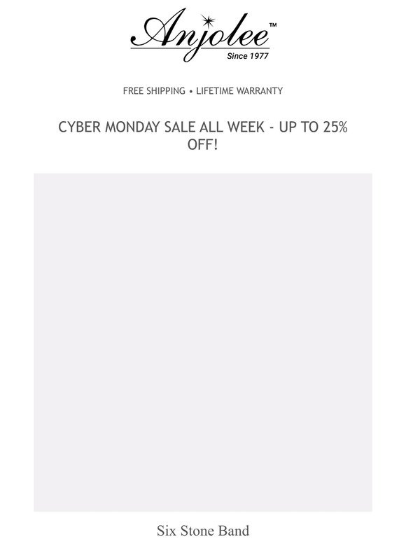 CYBER MONDAY SALE ALL WEEK - UP TO 25% OFF!