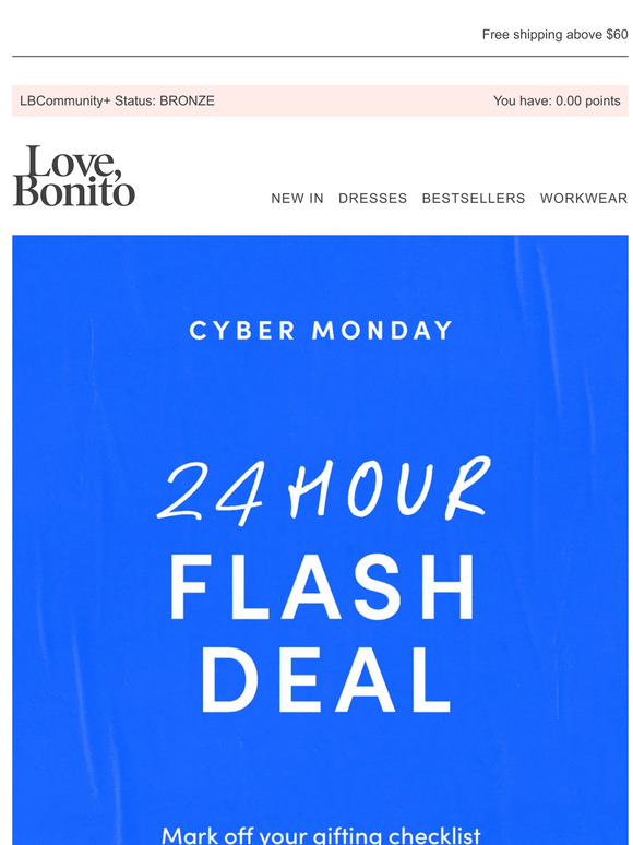 ⚡ 24H FLASH SALE: Fastest fingers first ⚡