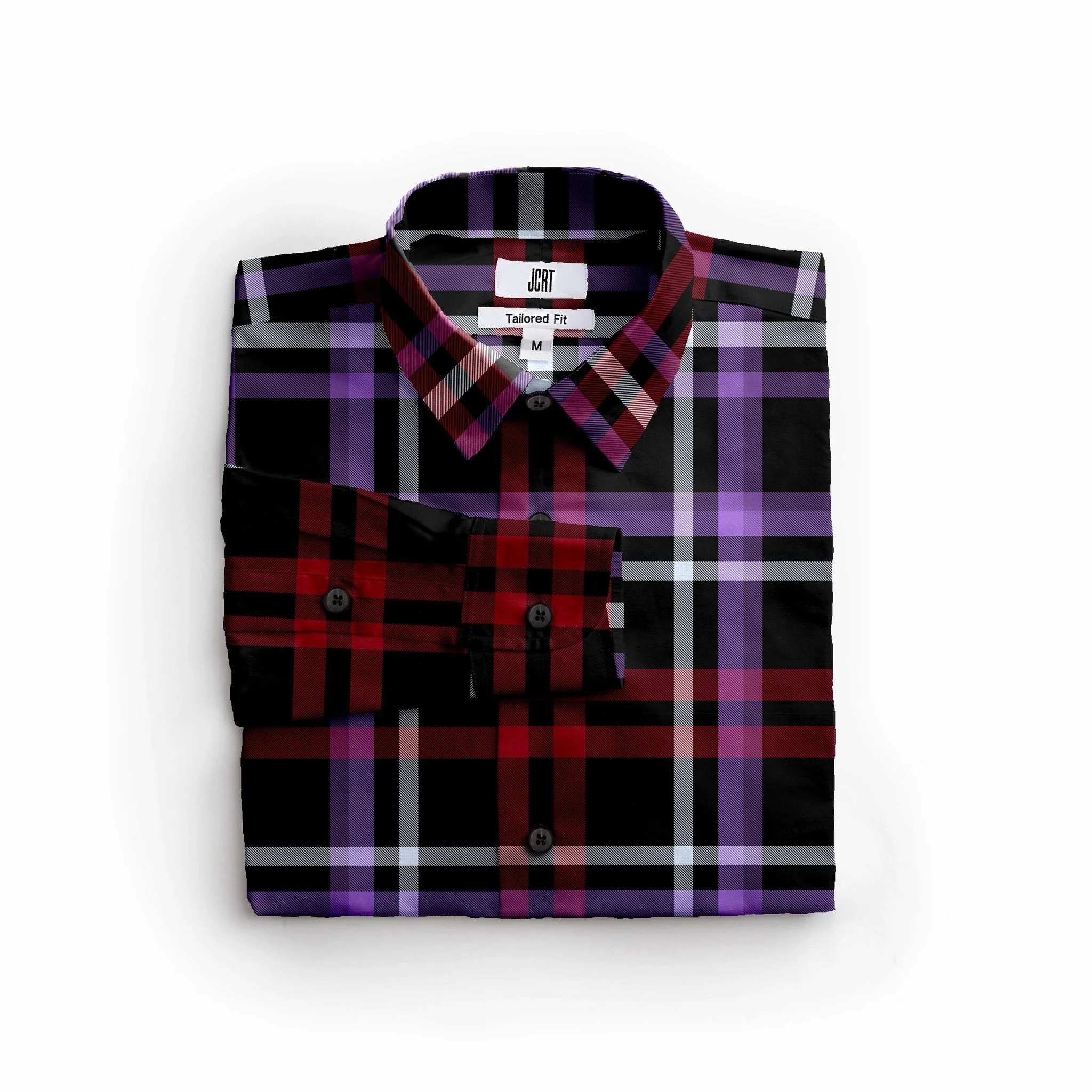 Image of The Songs of Faith and Devotion Plaid Long Sleeve Shirt