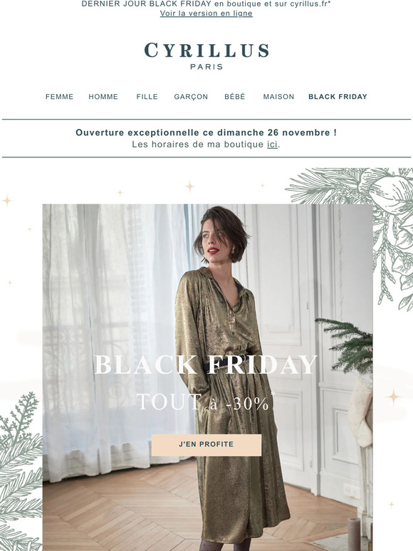 ✨TOUT à -30% : préparez vos tenues de fêtes ✨