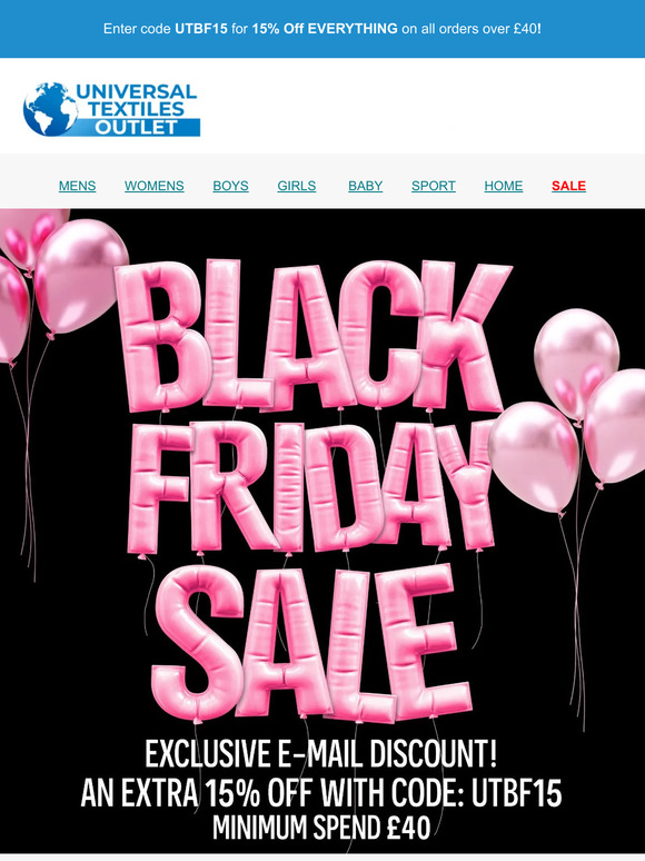 🌟🖤 Hey , BLACK FRIDAY BARGAINS END TODAY! 🖤🌟