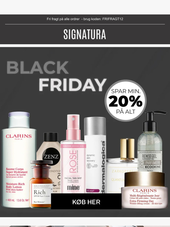 SIDSTE CHANCE ⏳ Spar min. 20% på ALT