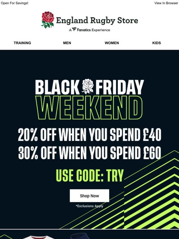 Try the Best Deals: Black Friday Weekend