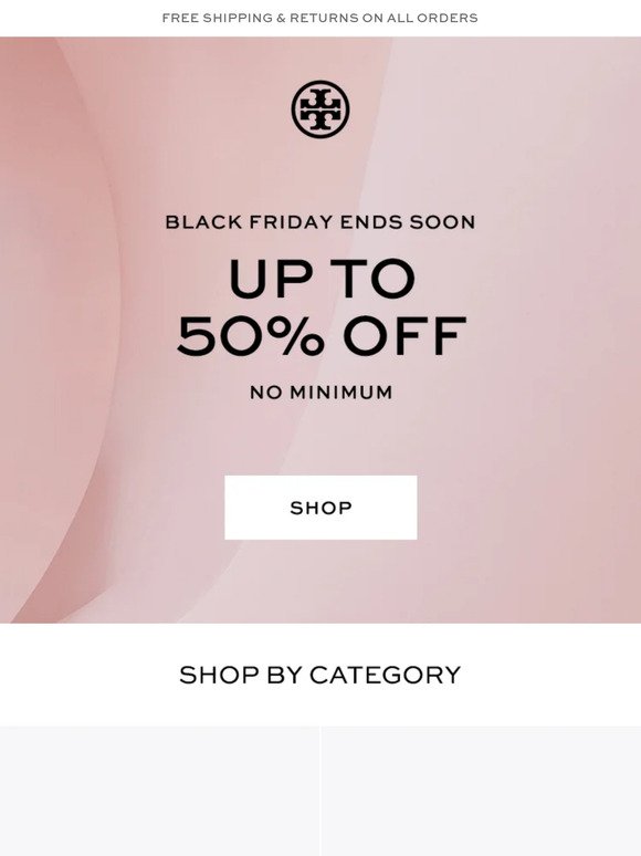 For a limited time: up to 50% off