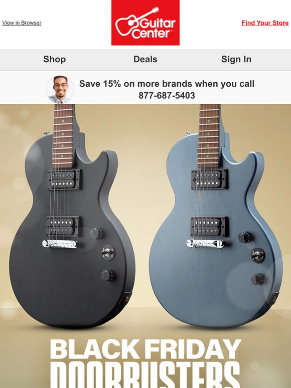 Ends today: Black Friday Doorbusters