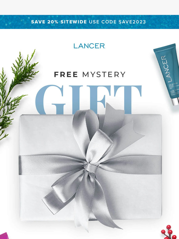 Don't Miss 20% Savings and Your Free Mystery Gift!