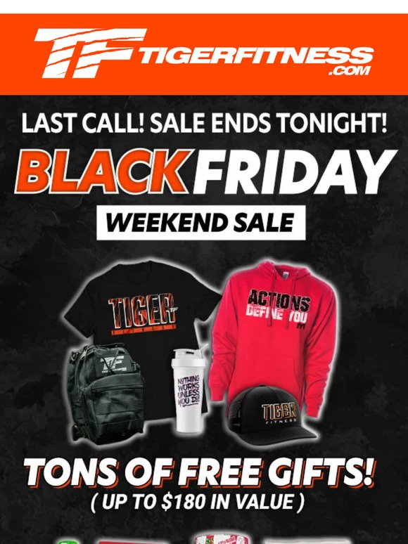 Only Hours Left of Our Huge Black Friday Sale⌛ 25% Off and Tons of Free Gifts!