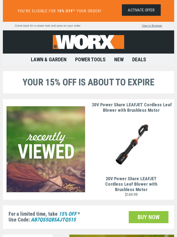 🛎️ ️Your 15% off is about to expire – don’t miss out! 🛎️