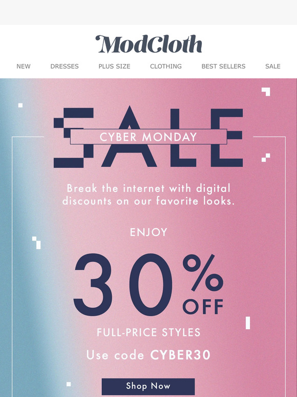 CYBER MONDAY Starts Now | Up to 80% Off