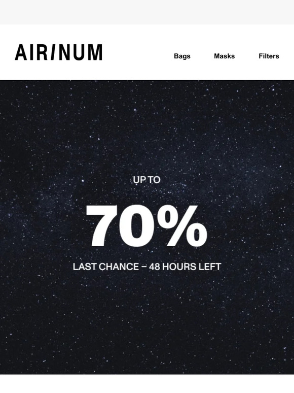 Last chance – up to 70% off