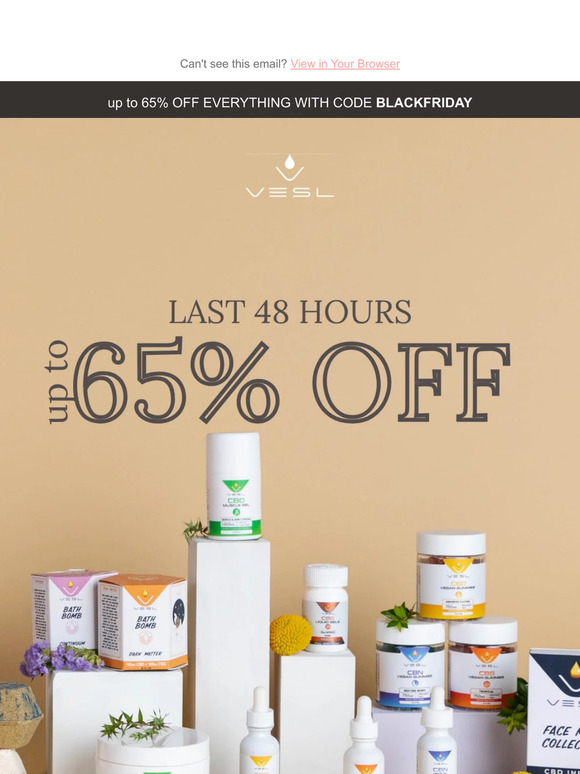 LAST 48H: up to 65% off