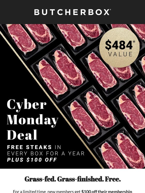 $100 Off + Steaks That Check All The Boxes