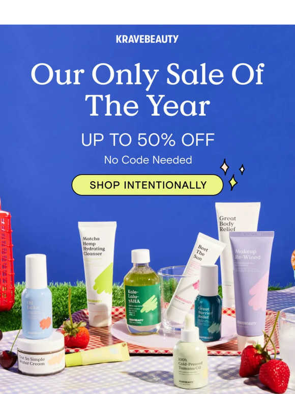 Krave Beauty Email Newsletters Shop Sales, Discounts, and Coupon Codes