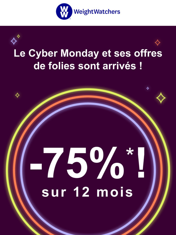 ⚡ CYBER MONDAY ⚡ - 75% c'est maintenant !