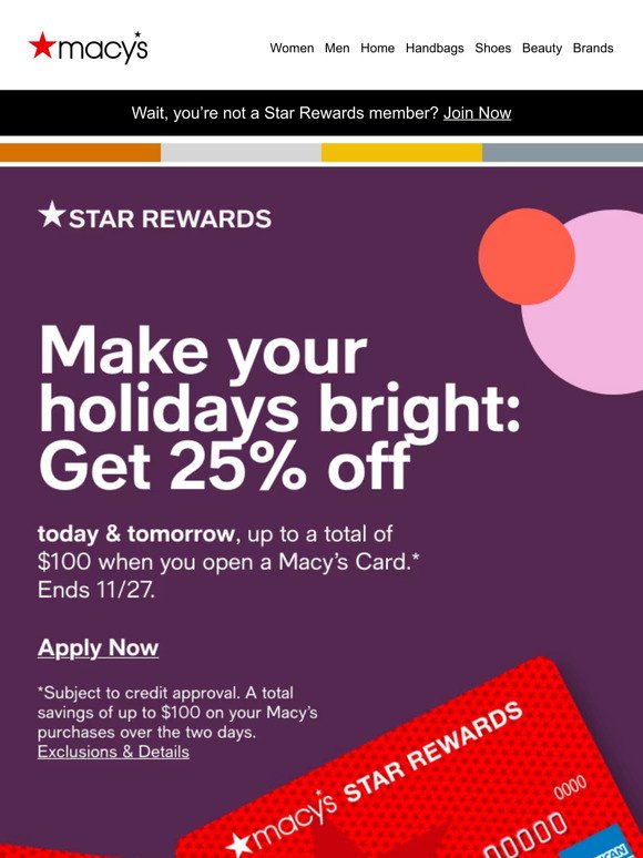 Holiday shopping? Do it with exclusive savings & rewards 🤩