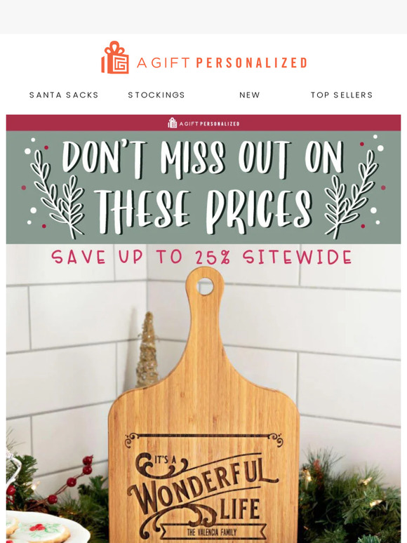 🎁 Create the perfect gift for less!
