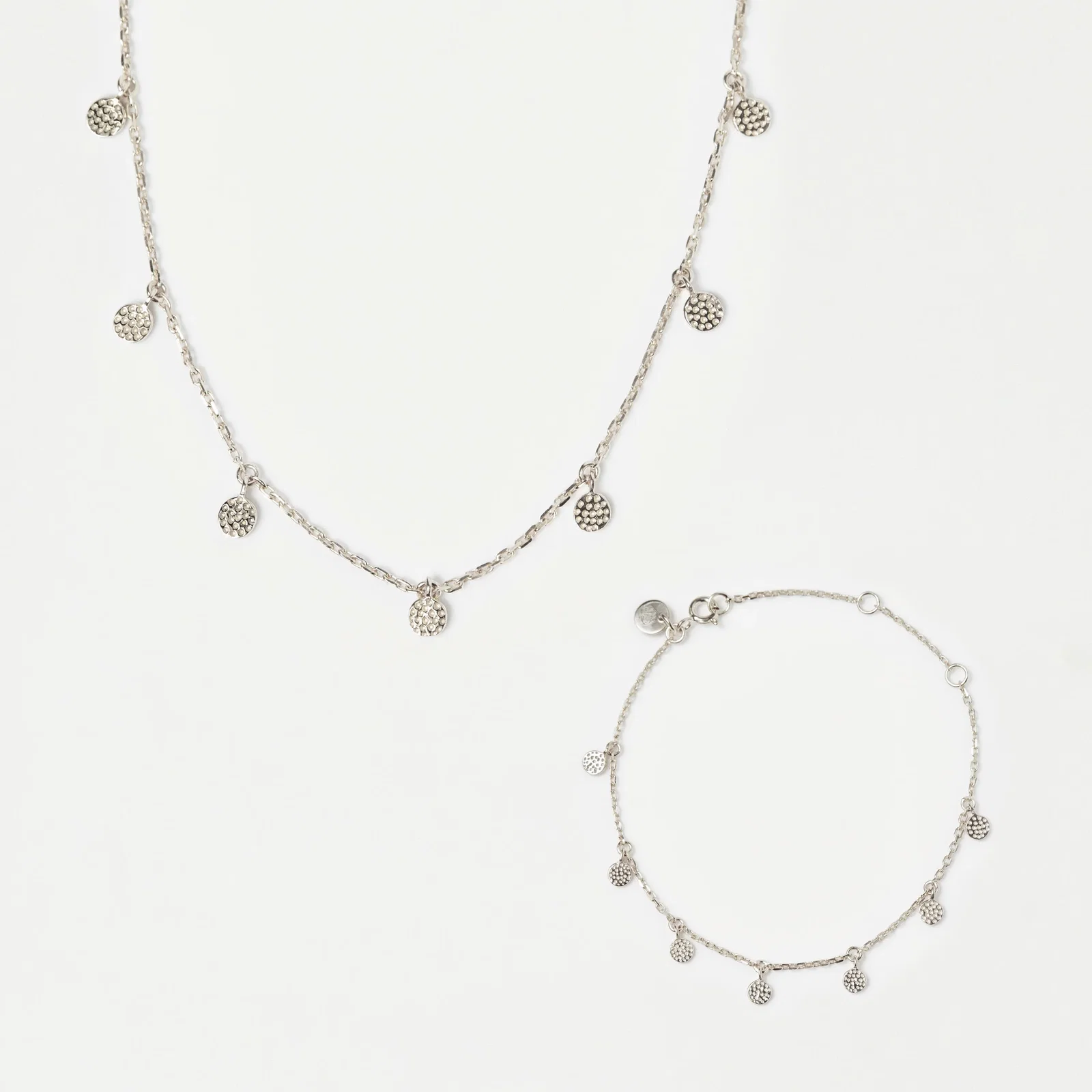 Image of Hanging Coin Necklace & Bracelet Gift Set