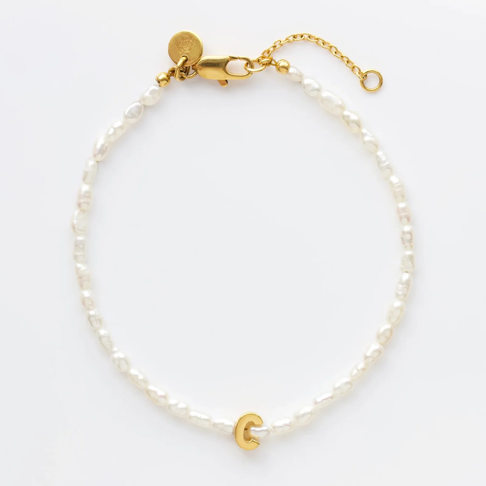 Image of Pearl Initial Bracelet