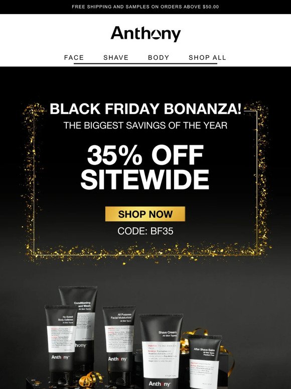 Treat your skin to 35% off sitewide before it ends.