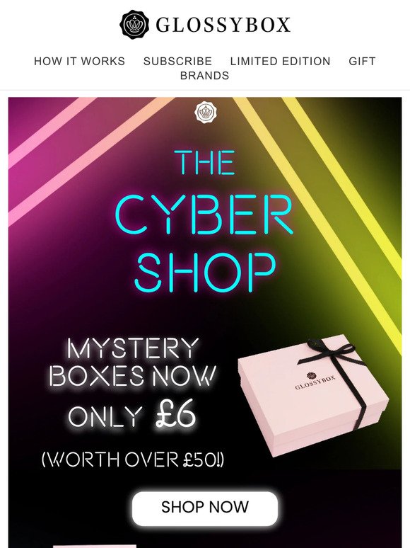FLASH SALE 📣 £6 Mystery Boxes!