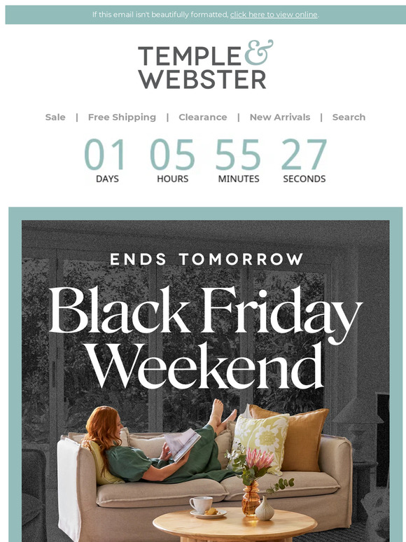 🏷️ Black Friday Sale Ends Tomorrow!