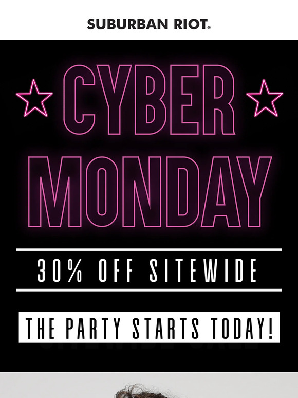 Cyber Monday Starts Today!