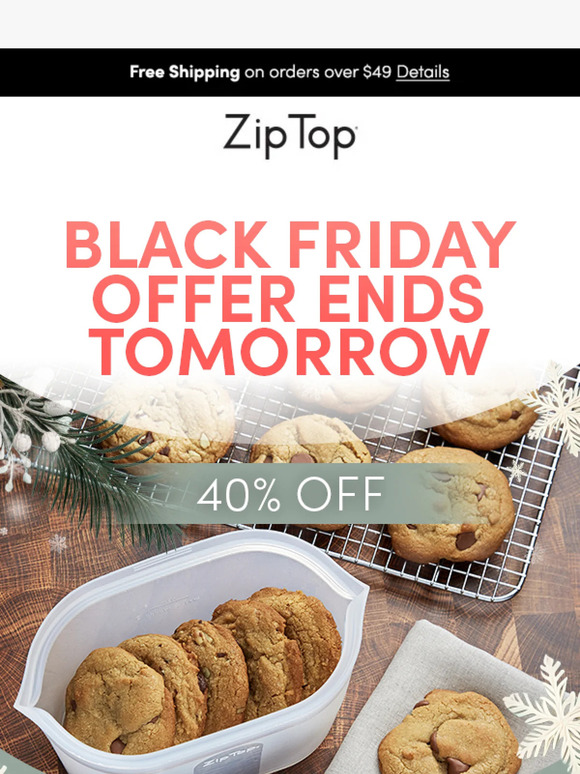 40% Off Sale Ends Tomorrow