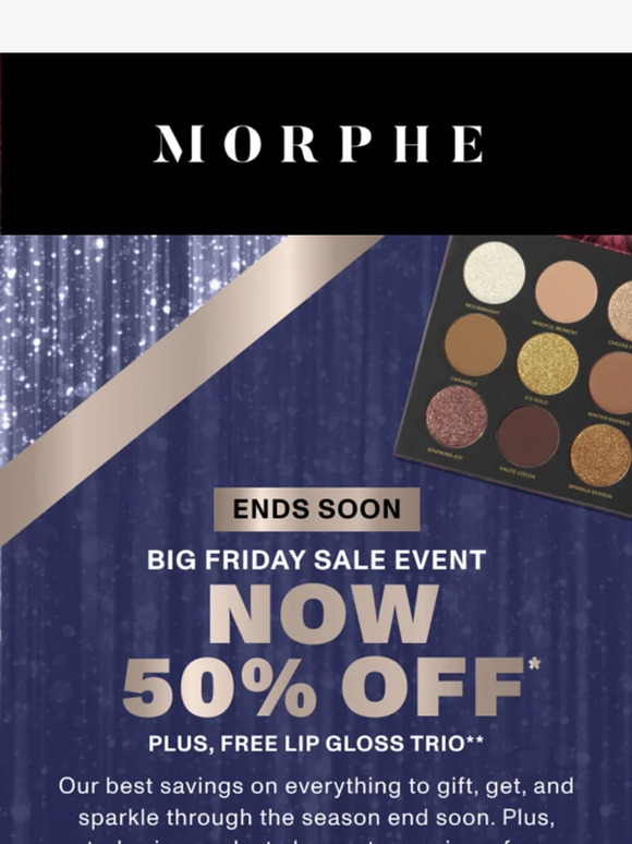 50% off & free gift. Wrap it up!