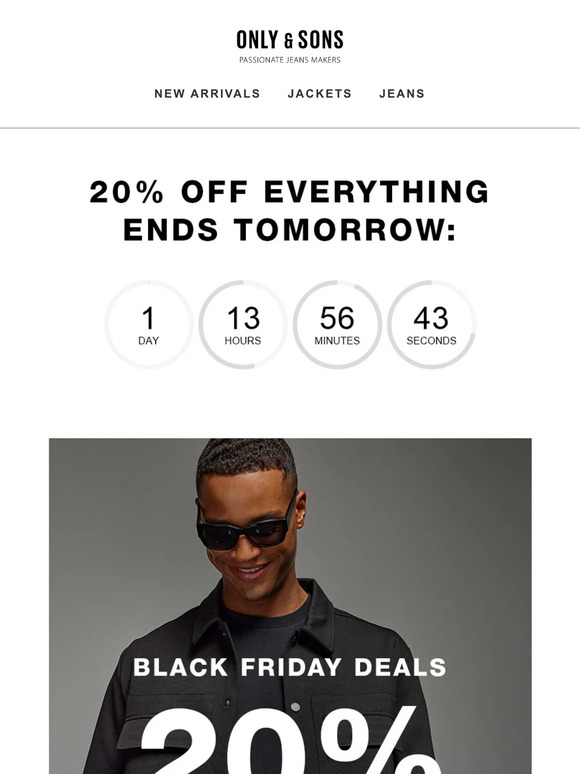⏳ Ends tomorrow - 20% off everything